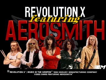 Revolution X - Music Is the Weapon (US) screen shot title